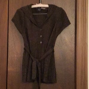 It’s Our Time Brown Sweater Jacket - Size L